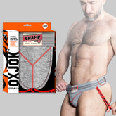 Oxballs Champ Vintage Jockstrap Gray Heather Grey Small Jockstraps